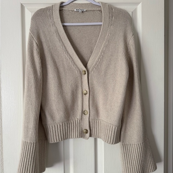 Reformation Sweaters - Reformation Nala Cotton Cashmere Cardigan | Size M